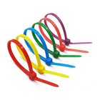  Small Colored Zip Ties 4 Inch Kit - 480 Packs Cable Ties Multicolour