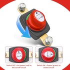 Side Post Battery Disconnect Switch 12v-48v 275a For Car Usa