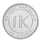 Congo Democratic Republic 1 Likuta  1967  1966-1969   Km  8  Xf-extremely Fine