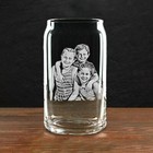 Personalized Photo On Beer Can Glass - Engraved Cup For Mom - Christmas Gifts