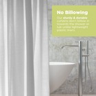 Organic Cotton Fabric Shower Curtain - Perfect For Tub  Bath And Stall Showers