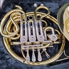 Yamaha Full Double Horn Yhr-664d Used With Hard Case Mouthpiece