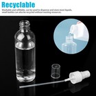 5pcs 30ml 60ml Travel Spray Bottle Plastic Transparent Perfume Empty Atomizer
