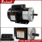 5hp Electric Motor 3450rpm Single Phase 208-230v 56c Frame 5 8  Shaft 60hz Tefc