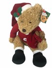 Russ Sammy Santa Plush 10  Stuffed Animal Bedtime Bear Christmas  f661851 Avon