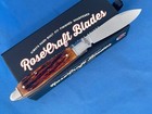 Rosecraft Blades Rct017-djb Tanasi Lake Tear Drop Knife Dapper Jigged Bone