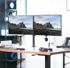 Vivo Dual Monitor 13  To 30  Desk Mount Stand  Heavy Duty  Fully Adjustable