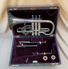 Antique Antoine Courtois   Mille Cornet Trumpet Horn  1880 s   france   nice  
