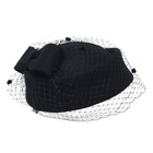 Pillbox Hat  Wedding Hat Caps With Veil Vintage Bow Fascinator Hats Caps For    