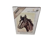 Caron Latch Hook Rug Kit Wall Hanging Horse s Head 1978 20 x27  Canvas Fun Easy 