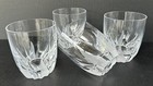 Mikasa Flame D amore Crystal Double Old Fashioned Glasses 3 7 8  Set Of 4