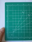 Cutting Mat Crafters 8 X 6 With Inches And 3 Angles 30 45 60 Degree Board Green
