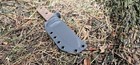 Esee Camp-lore  pr4  Kydex Sheath In Taco Style 1   bk    Paracord