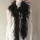 2yards lot 1 9 Meter Ostrich Feather Boa 1-ply Costume Decoration Feat