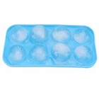 Ice Cube Trays Mold Silicone Sphere Ice Ball Maker With Lid For Whiskey Cocktail