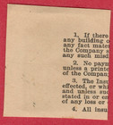 India King George Vth One Rupee Insurance Revenue Receipt 8572