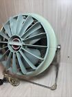 Westinghouse Vtg 1950s Riviera R2020 Tilt Floor Fan Green 2-speed Works W Box