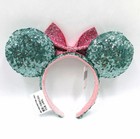 Sequins Disney Parks Pink Sugar Rush Disneyland Bow Minnie Mouse Ears Headband