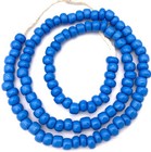 Vintage Opaque Blue  Pony Czech Glass African Trade Beads