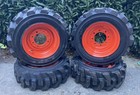 10-16 5 Grd Frc 400 Ultra Skid Steer Tires wheels rims For Bobcat   More