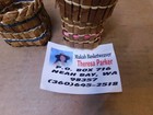 Lot Of 2 vtg  Northwest Coast makah Small Basket  Native American cedar Signed