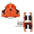 I-beam Hand Trolley 2200 Lbs   1 Ton Double Wheel I-beam Flange Width 65-190mm