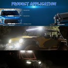 22inch Led Light Bar Spot Flood Combo 2x4  Pod Offroad For Jeep Truck Suv wiring