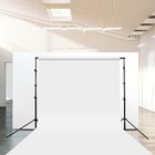 10ft Adjustable Backdrop Support Stand Photography Background Photo Crossbar Kit
