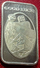 Good Luck Art Bar-tentex Mint 1 Troy Oz 999 Fine Silver