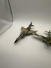Vintage 1980s Ertl F-4 Phantom And P-40 Warhawk  missing Prop  Die Cast Metal