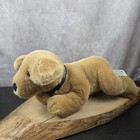 Russ Berrie Golden Retriever Plush Stuffed Animal Dog 12  Toy Brown Collar 4388