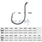 100 200pcs Fishing Octopus Circle Hooks 1 0-10 0 Ultra Sharp Offset Saltwater