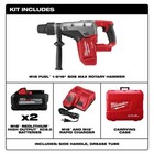 Milwaukee 2717-22hd M18 Fuel 1-9 16  Sds Max Rotary Hammer Kit With 2 Batteries