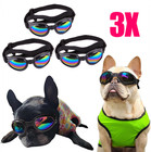 3x Pet Dog Goggles Eye Uv Protection Sunglasses Doggles For Small Medium Breeds