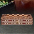 Backgammon Chess Set Personalized Handmade Inlaid Wooden -christmas Gift    