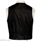 Dark Purple Men Paisley Tuxedo Suit Dress Vest Waistcoat   Bow Tie   And Hankie