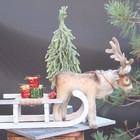 Steiff Reindeer W Button And Flag   Breastplate Tag Unused 11 2   Rare Top