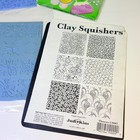 Judikins Makin s Aleene s Clay Texture Sheets Lot Flowers Scroll Lace Patterns