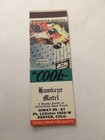 Vintage Matchbook Cover Matchcover Cartoon  Photo Hawkeye Motel Denver Co