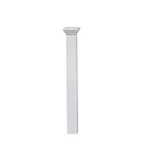Wambam Fence Fence Post No-dig White Vinyl Uv Protected 39 In  H Wind Resistant