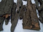 40 Pcs  Cottonwood Bark For Teaching  practice Carving- Various Sizes-  103-look