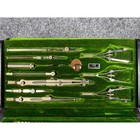 Vintage Keuffel   Esser K e Paragon Drafting Instrument Set Complete Case Cloth