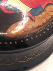 Vintage Kholuy Soviet Russian Laquer Laquered Wood Jewelry Trinket Box Peacock