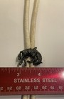 Vtg Western Bolo Tie Horse Bucking Bronco Rodeo Equestrian Cowgirl Cowboy Cast