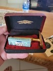 Vintage 1942-45 Ww2 Gillette Safety Razor In Original Case W  Blue Blades In Box