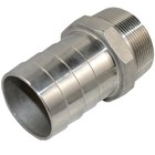 2  Male Npt Thread To 2  Barb Hose Tail End Pipe Connector Stainless Ss 304
