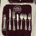 Vintage Wallace Grande Baroque 6 Sterling Silver 7 Pc Place Settings - 42 Pcs 