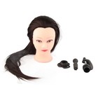 24in Hair Salon Hairdressing Training Mannequin Head Practice With Clamp Holder