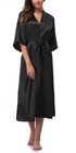 Women Kimono Robe Lightweight Silk Robe For Women Satin Bathrobe Soft Nightwe   