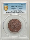 1785 Nova Constellatio  pointed Rays  Copper  pcgs Strong Vf  Fast Shipping   